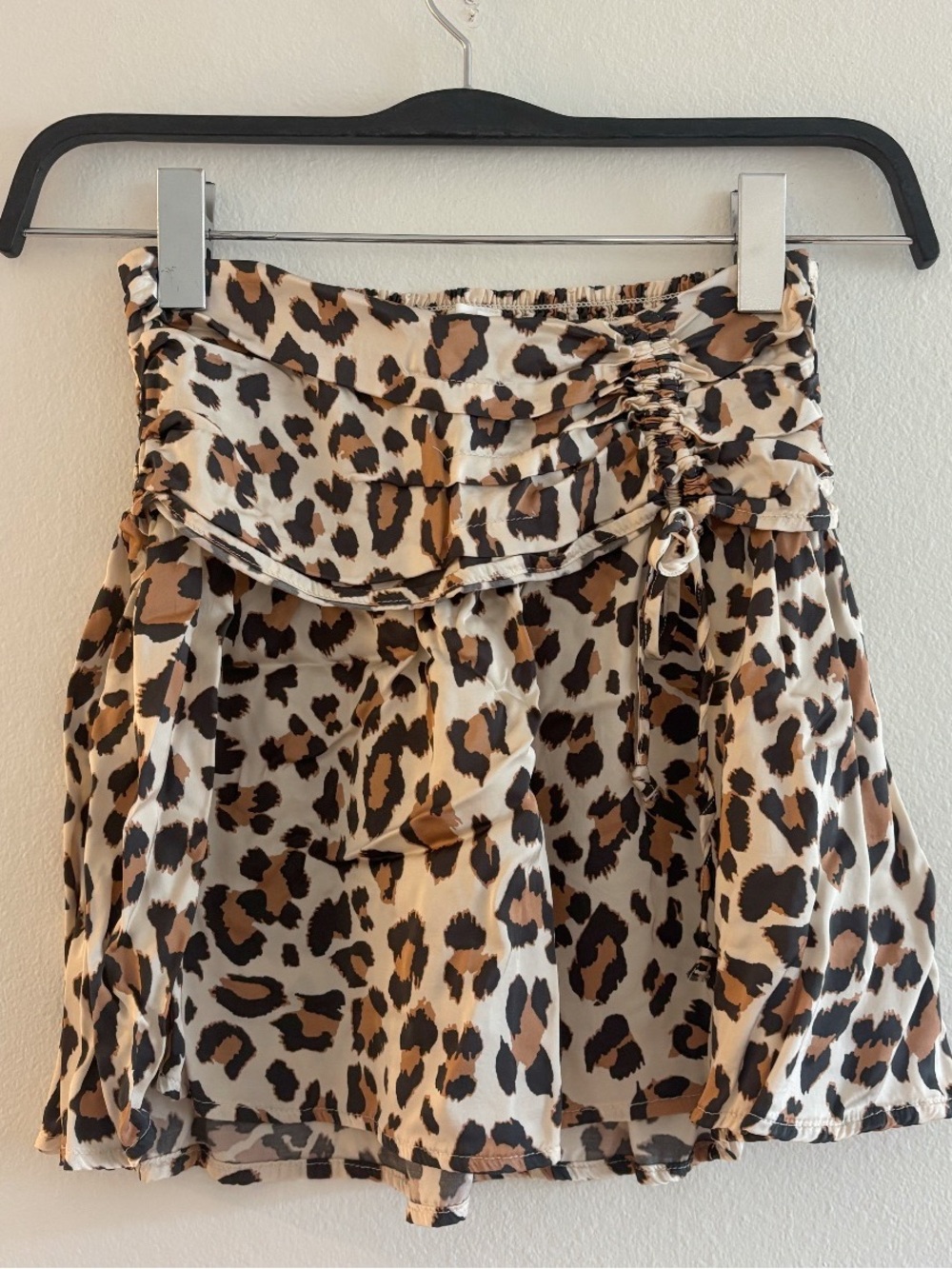 Aerie Animal Print Uptown Mini Swing Skirt Small